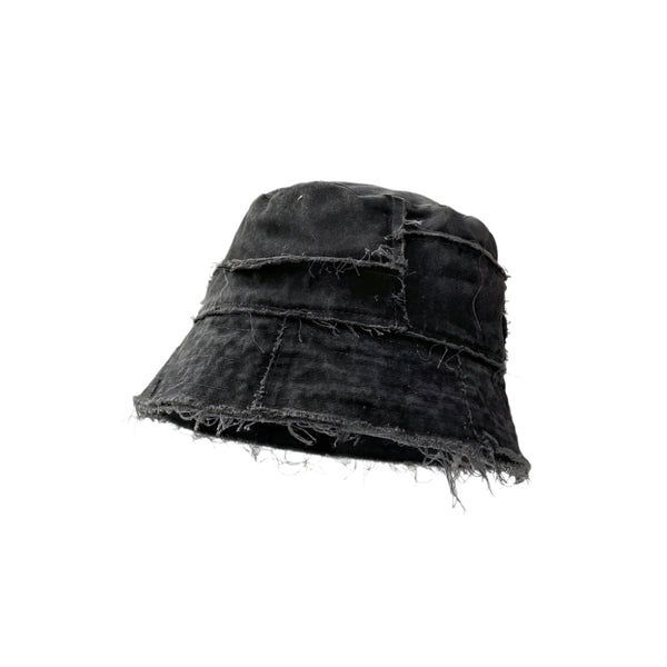 Distressed Cotton Bucket Hat - Outdoor Utility Hat